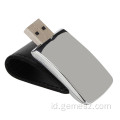 Emboss LOGO Kulit USB Stick USB 3.0 2.0